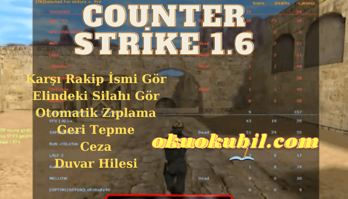 Counter Strike 1.6 Güncel Aim + Wallhack, Sert Vuruş Hilesi İndir Aralık