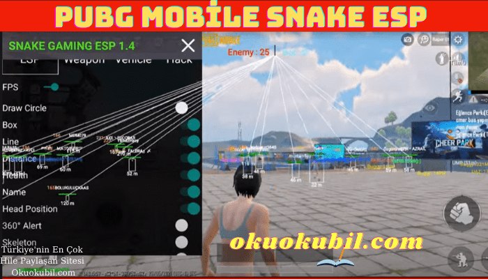 Pubg Mobile 1.4.0 Snake Esp, Tablet Modu Aimbot