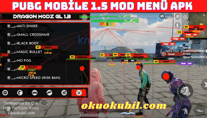 Pubg Mobile 1.5 Mod Menü Apk Magic bullet ByPass