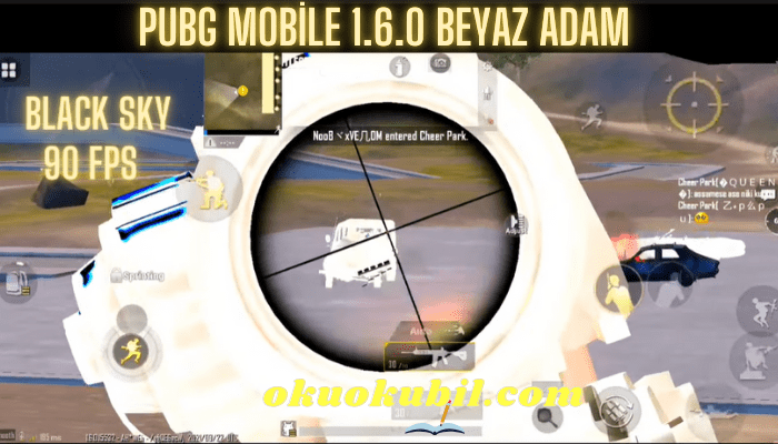 Pubg Mobile 1.6.0 Beyaz Adam Black Sky 90 FPS