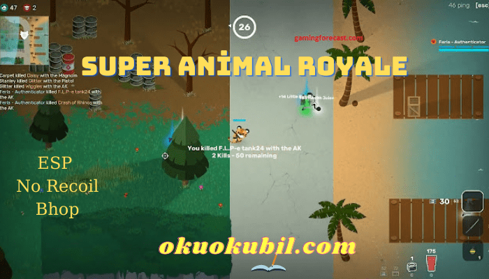 Super Animal Royale ESP Zıplama No Recoil Hileli