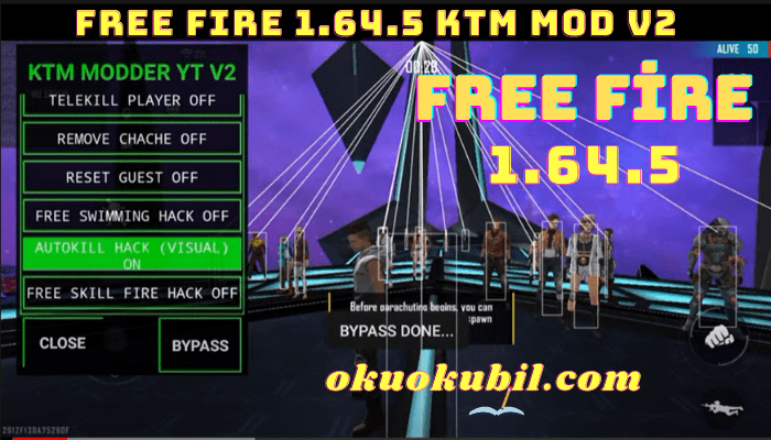 Free Fire 1.64.5 KTM MOD V2 Auto Kill Mod Apk