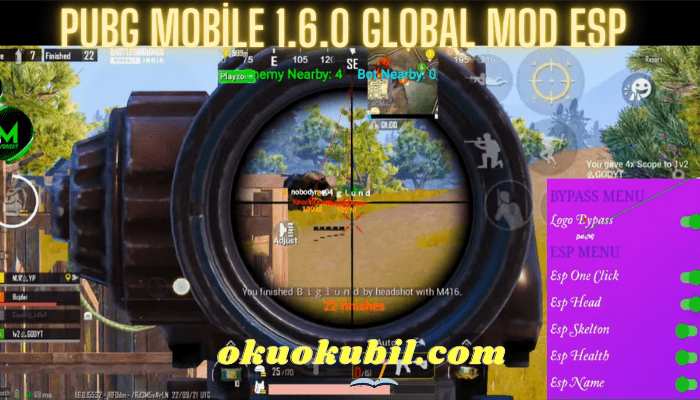Pubg Mobile 1.6 Global Mod ESP No Recoil 32 Bit
