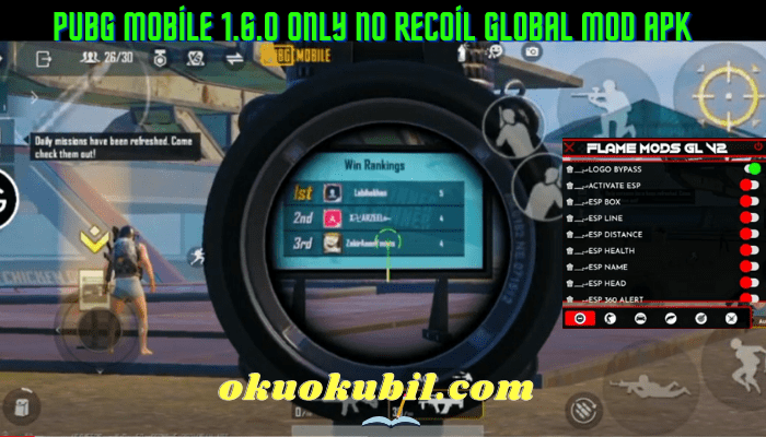 Pubg Mobile 1.6.0 Only No Recoil Global Mod Apk