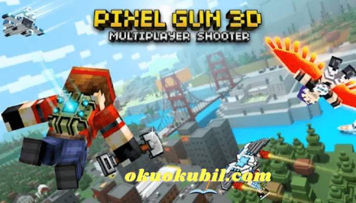 Pixel Gun 3D v21.7.1 Cephane Hileli Mod Apk OBB