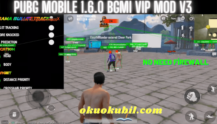 Pubg Mobile 1.6 BGMI VIP MOD V3 No Need Firewall