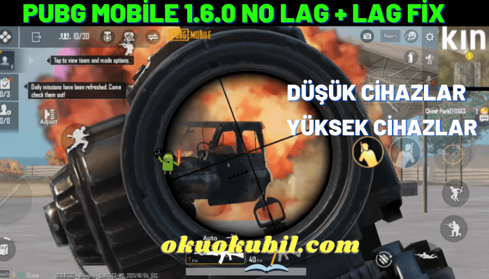 Pubg Mobile 1.6.0 No Lag + Lag Fix + No Rander