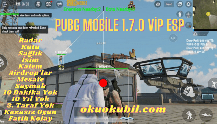 Pubg Mobile 1.7.0 Vip ESP Mod Apk + Orijinal OBB