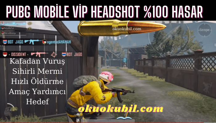 Pubg Mobile 1.6.0 Vip HeadShot %100 Hasar