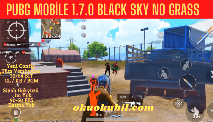 Pubg Mobile 1.7.0 Black SKY No Grass 32 – 64 BIT
