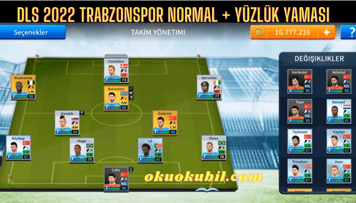 DLS 2022 Trabzonspor Normal + Yüzlük Yaması