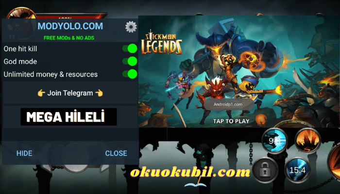 Stickman Legends v2.6.7 Mega Menü Hileli Mod APK