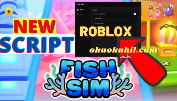 Roblox Fish Sim Script GUI Oto Çiftlik Hileli