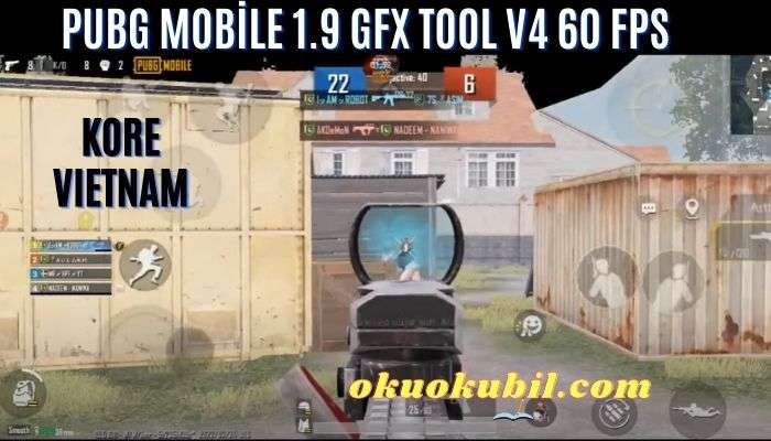 Pubg Mobile 1.9 GFX Tool v4 60 Fps Kore VN İndir