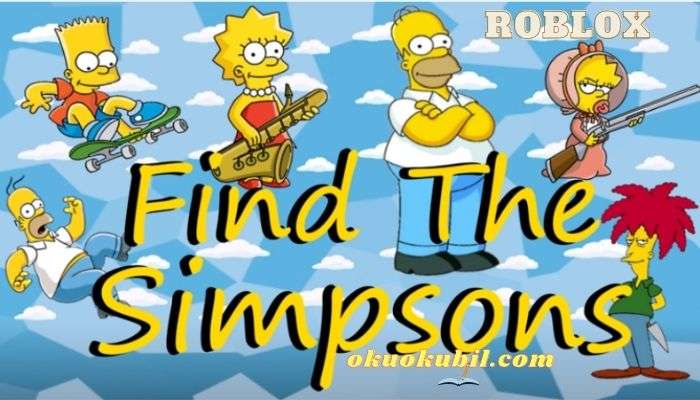 Roblox Find The Simpsons 17 Karakter Script Hilesi
