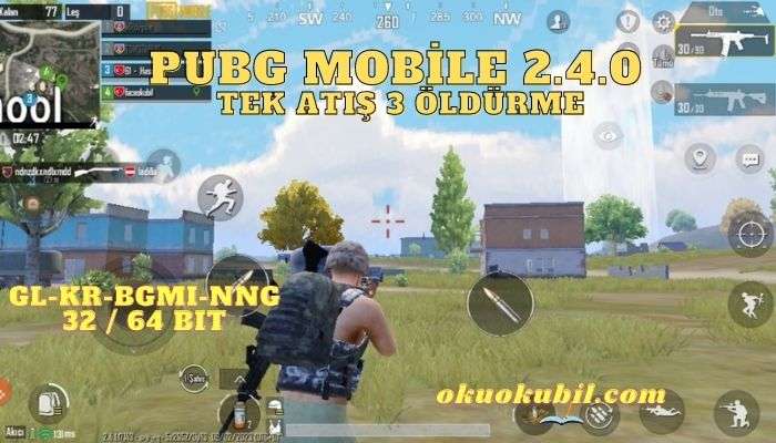 Pubg Mobile 2.4 Tek Atış 3 Öldürme Hileli Config