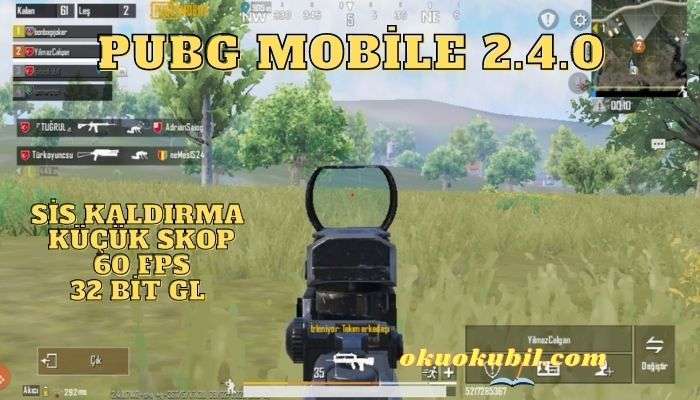 Pubg Mobile 2.4 Sis Yok 60 FPS 17100 OBB İndir