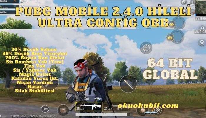Pubg Mobile 2.4.0 Hileli Ultra Config OBB İndir