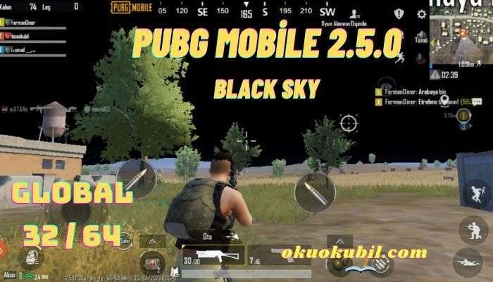 Pubg Mobile 2.5.0 Black SKY Hileli Config İndir