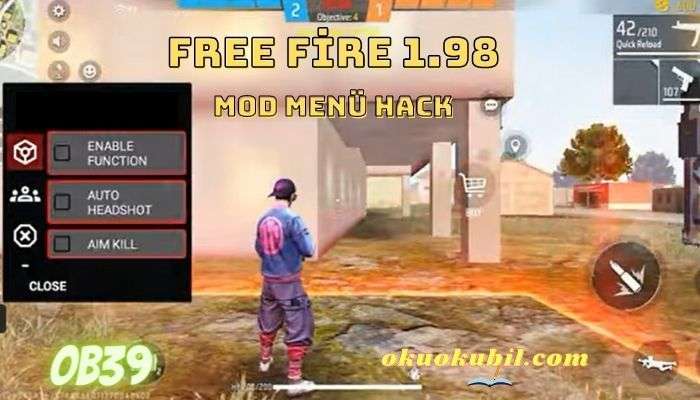 Free Fire 1.98 Mod Menü Hileli 0B39 İndir