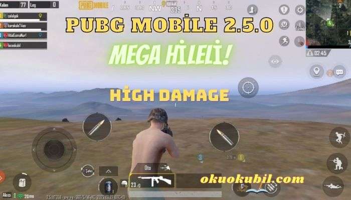 Pubg Mobile 2.5 High damage Mega Hileli İndir