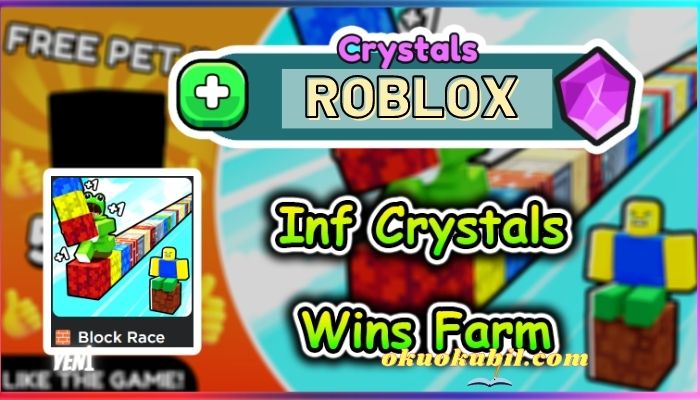 Roblox Block Race Infinite Crystals Script Hilesi İndir 2023