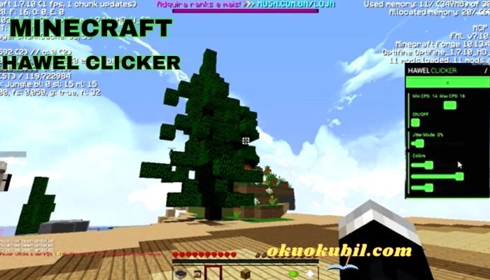 Minecraft 1.7.10 – v0.1 Hawel Clicker AutoClicker Hilesi İndir