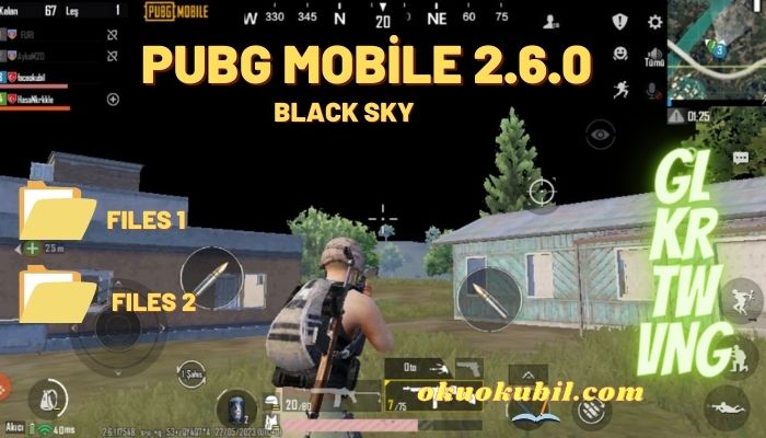 Pubg Mobile 2.6.0 BLACK SKY Hileli KR-GL Files İndir