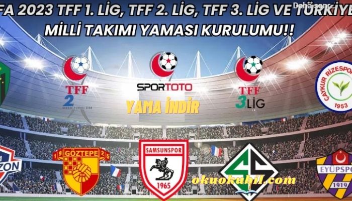 FİFA 2023 MOD V1.1.3 TFF Alt ligleri, Türkiye Milli Takımı Yaması