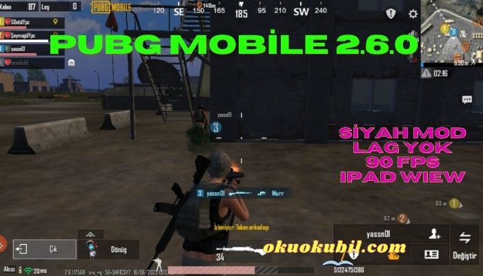 Pubg Mobile 2.6.0 Siyah Mod %45 No Lag Hileli İndir