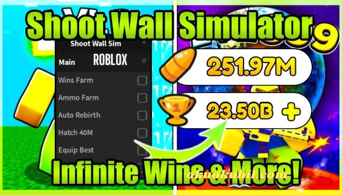 Roblox Shoot Wall Simulator script Para Hilesi İndir