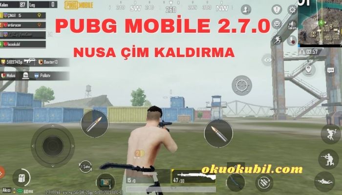 Pubg Mobile 2.7.0 Nusa Çim Kaldırma Hileli İndir