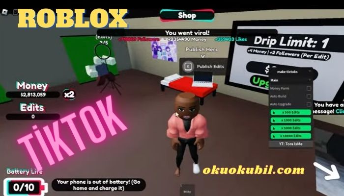 Roblox Make tixtoks to escape school tycoon para hilesi