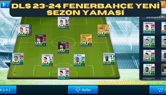 DLS 23-24 Fenerbahçe Yeni Sezon Yaması Cengiz, Fred İndir
