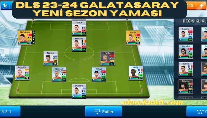 DLS 23-24 Galatasaray Yeni Sezon Yaması Günay, Kerem İndir