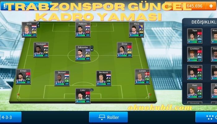 DLS 23-24 Trabzonspor Güncel Kadro Yaması Benkovic, Göktan İndir