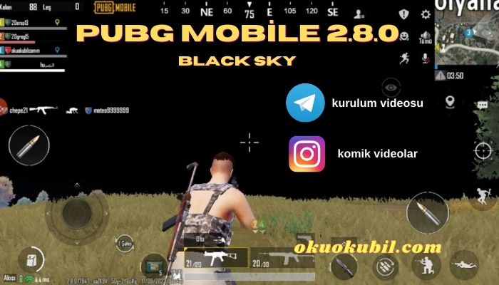 Pubg Mobile 2.8.0 Black Sky No Reset Config Hileli İndir