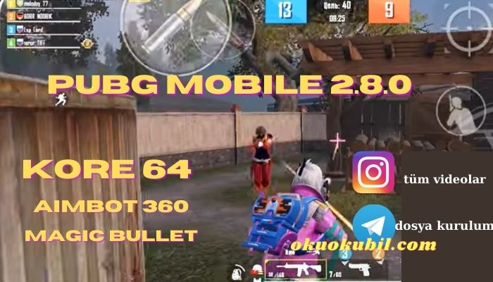 Pubg Mobile 2.8.0 KORE Magic Bullet Config Hileli İndir