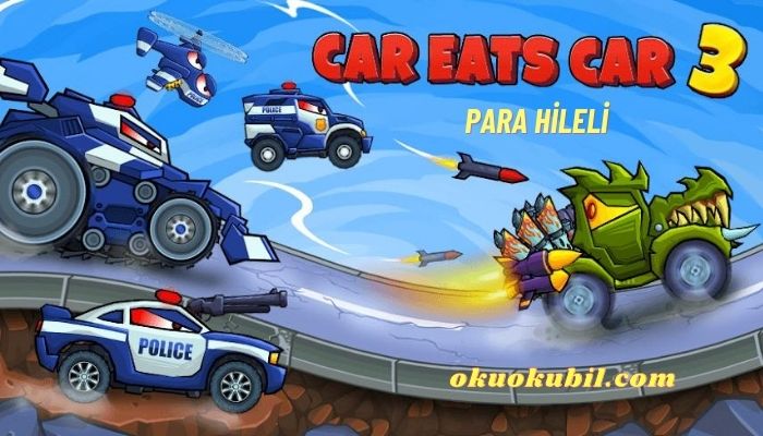 Car Eats Car 3 Hill Climb Race v3.3.774 Para Hileli Mod Apk İndir