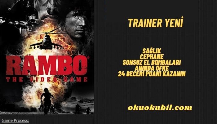 Rambo The Video Game 1.0.2.0 Cephane +5 Trainer Hilesi İndir