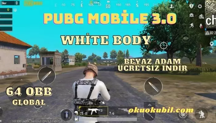 Pubg Mobile 3.0 White Body Hilesi OBB 64 Bit İndir