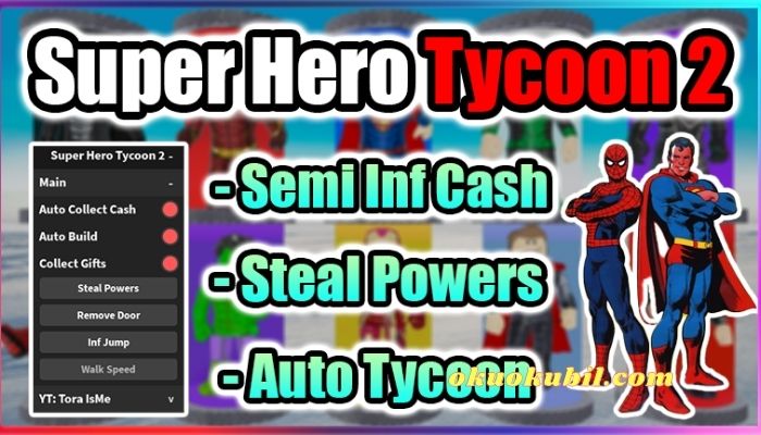 Roblox Süper Hero Tycoon 2 Script Semi Inf Cash Hilesi İndir 2024