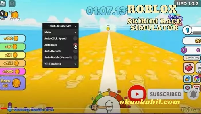 Roblox Skibidi Race Simulator Script