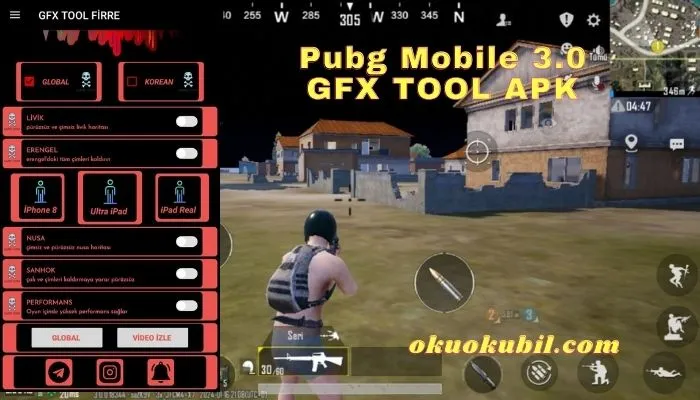 Pubg Mobile 3.0 GFX TOOL APK Kore, Global 32/64 Hileli İndir