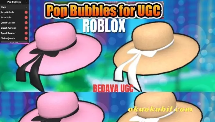 Roblox Pop Bubbles for UGC Script Otomatik Görev Hilesi İndir 2024