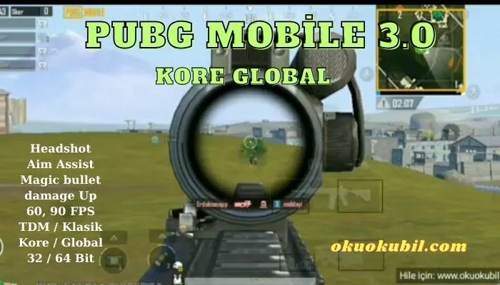 Pubg Mobile 3.0 Kore Global Hileli Config İndir