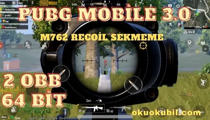 Pubg Mobile 3.0 M762 Recoil Sekmeme Hileli OBB İndir