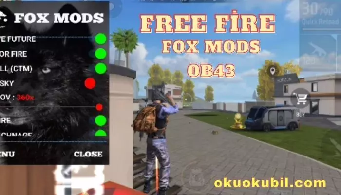 Free Fire 1.103.1 Fox Mods v2 Menü Hileli İndir