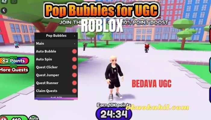 Roblox Pop Bubbles for UGC Script