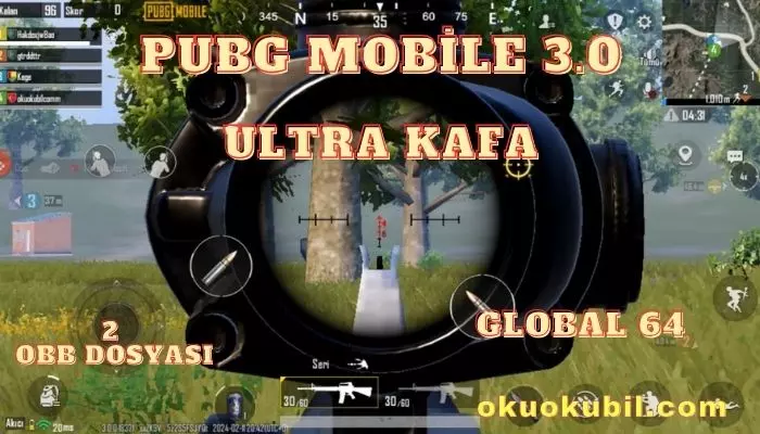 Pubg Mobile 3.0 Ultra Kafa Hileli OBB 64 İndir